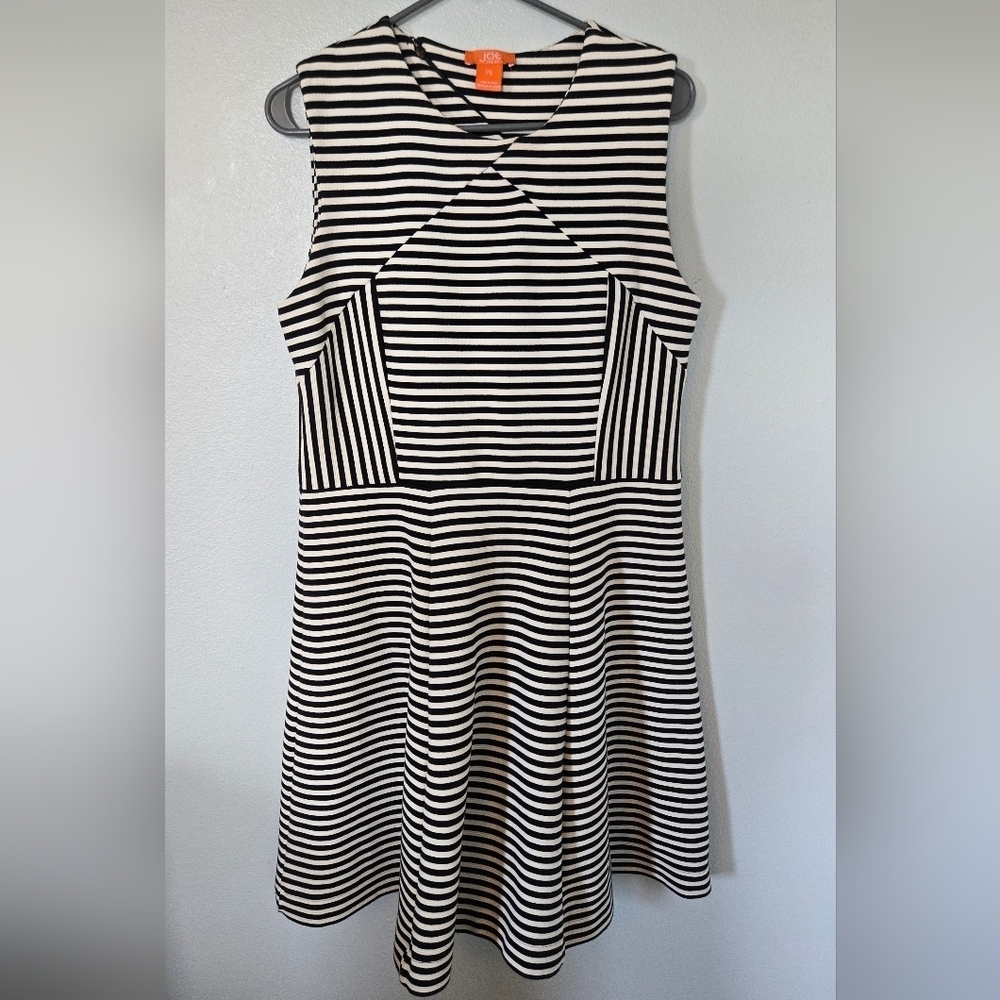 Joe Fresh Striped Sleeveless Dress Size Large